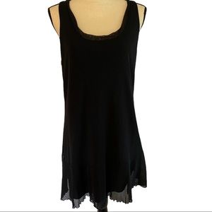 Elana Kattan Vintage Women’s  Black Meah Slip Cocktail Dress (L)